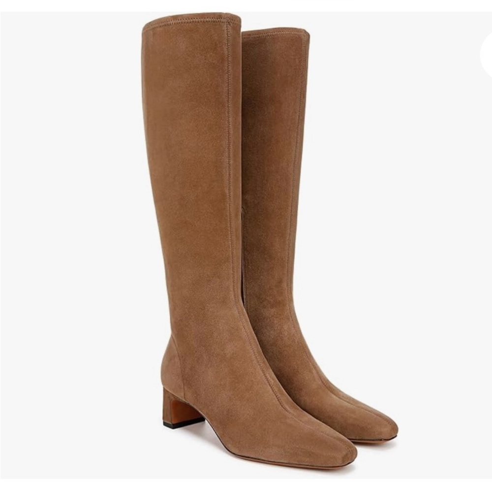 New Vince Saira Suede Knee High Boots